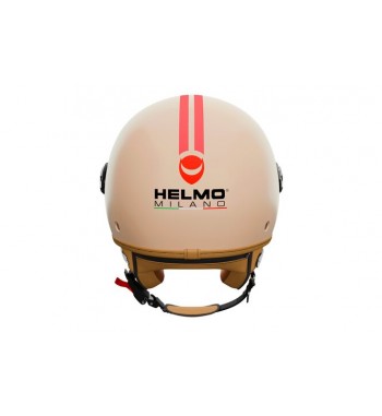 Helmo Casque Jet Veloce Burgundy