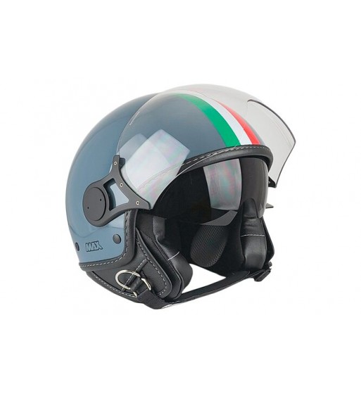 Max Casque Jet Flag Italia